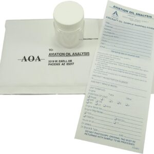 Aviation Engine Oil Analysis (AOA) Kit with Return Postage